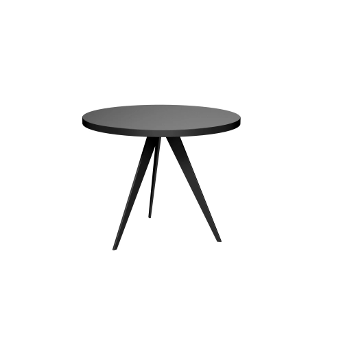 STOLIK KAWOWY Metalowy Blat Czarny Płyta MDF  STK-928
